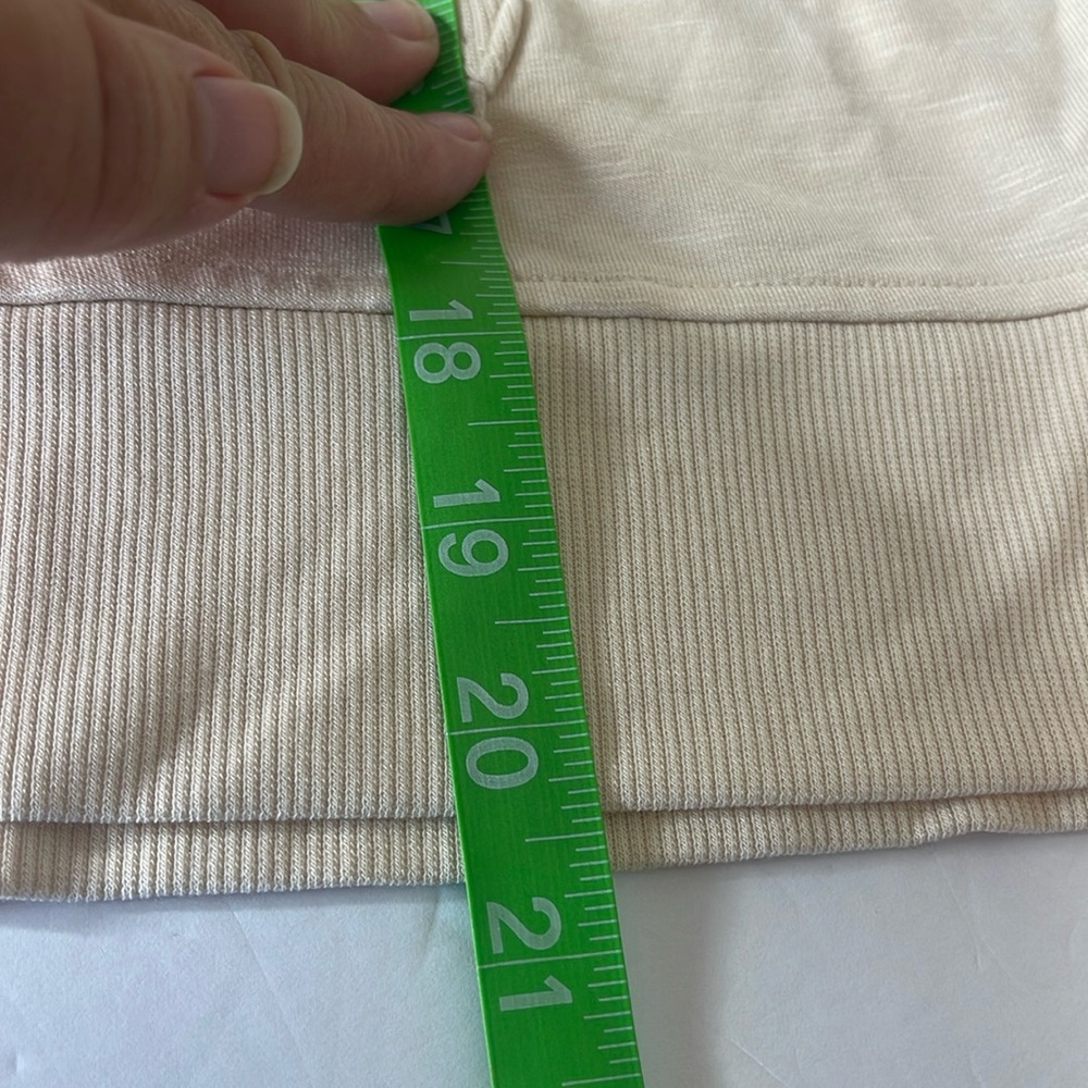 Tommy John Super Soft Terry Lounge Hoodie Parchment Medium - Picture 13 of 15